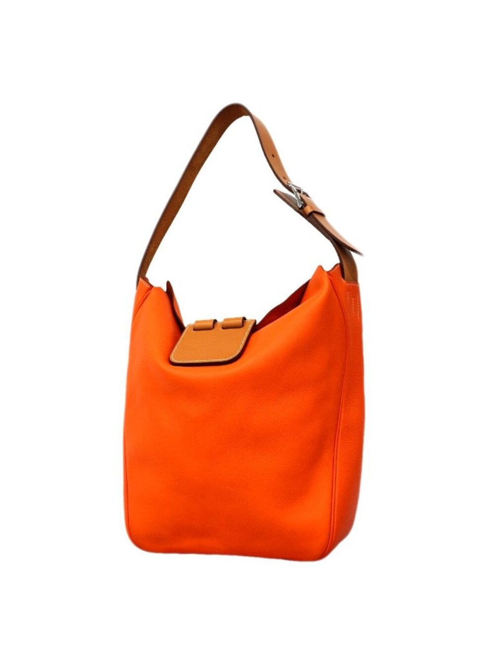 Hermes Shoulder Bag Villevoordt 24 Swift Gold Silver